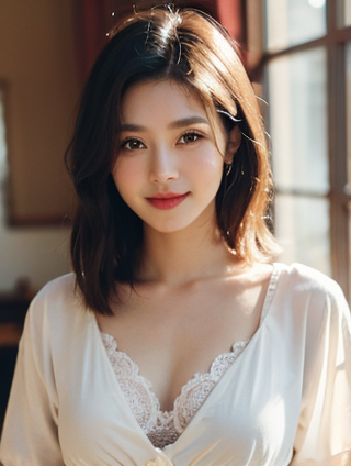 情感困扰中的女人：面相与内心世界的交织